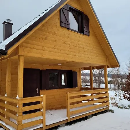 Domki Caloroczne Z Kominkiem - Skala I Glaz Szczytna Exterior photo