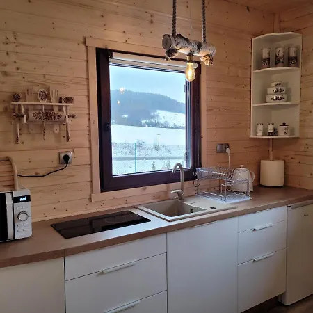 Domki Caloroczne Z Kominkiem - Skala I Glaz Szczytna Exterior photo
